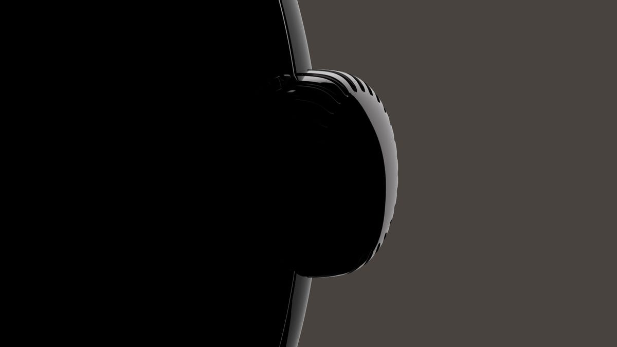 The Google Pixel Watch's rotating crown.