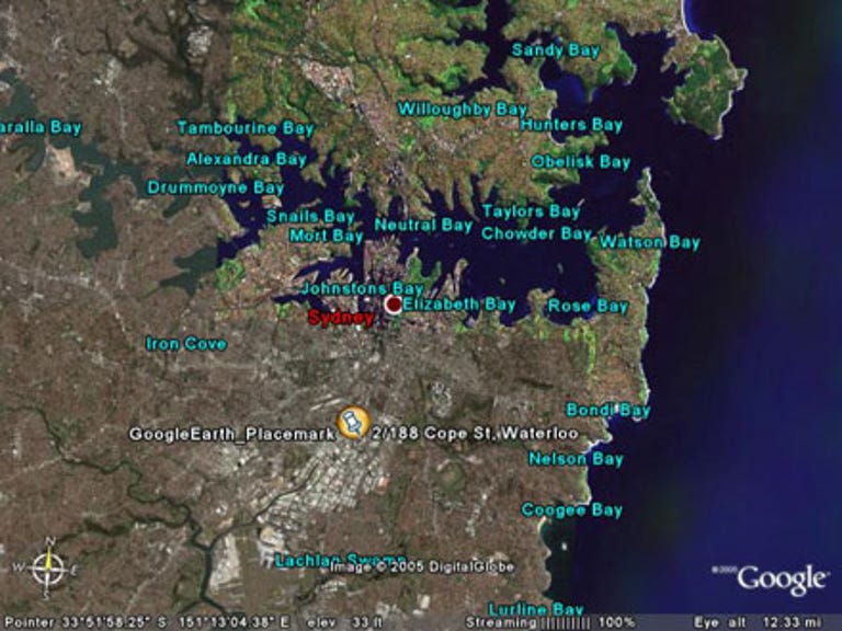 Google Earth NSW Sydney
