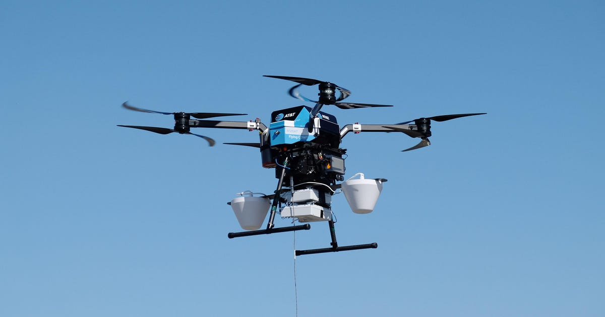Esses drones podem trazer a você rede 5G após um furacão