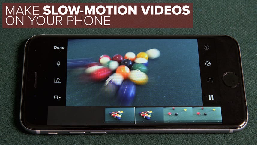 Make slow-motion videos on a phone