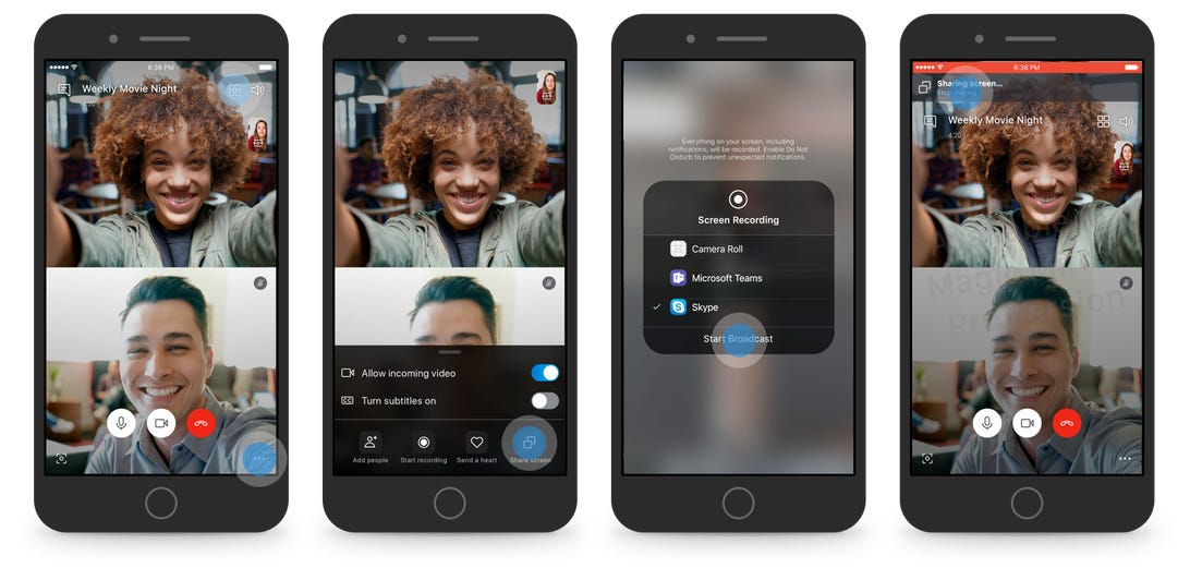Skype screen sharing coming to Android and iOS