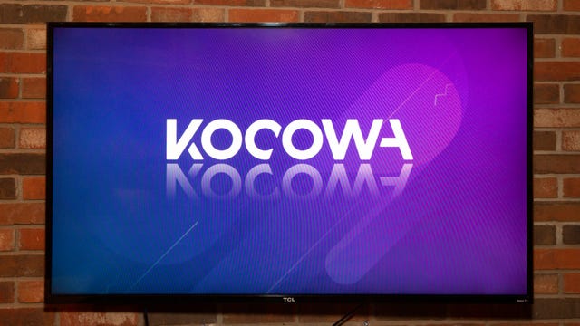 Kocowa Streaming App logo on a TV screen