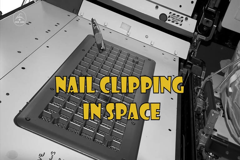 How to clip your nails in space, Ep. 105