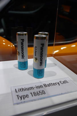 Panasonic lithium-ion battery for Tesla