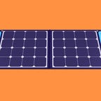 The SolarPower One portable solar panel.