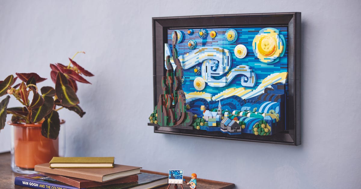 Lego 'Starry Night': 2,316 Bricks to Build Your Own Van Gogh - CNET