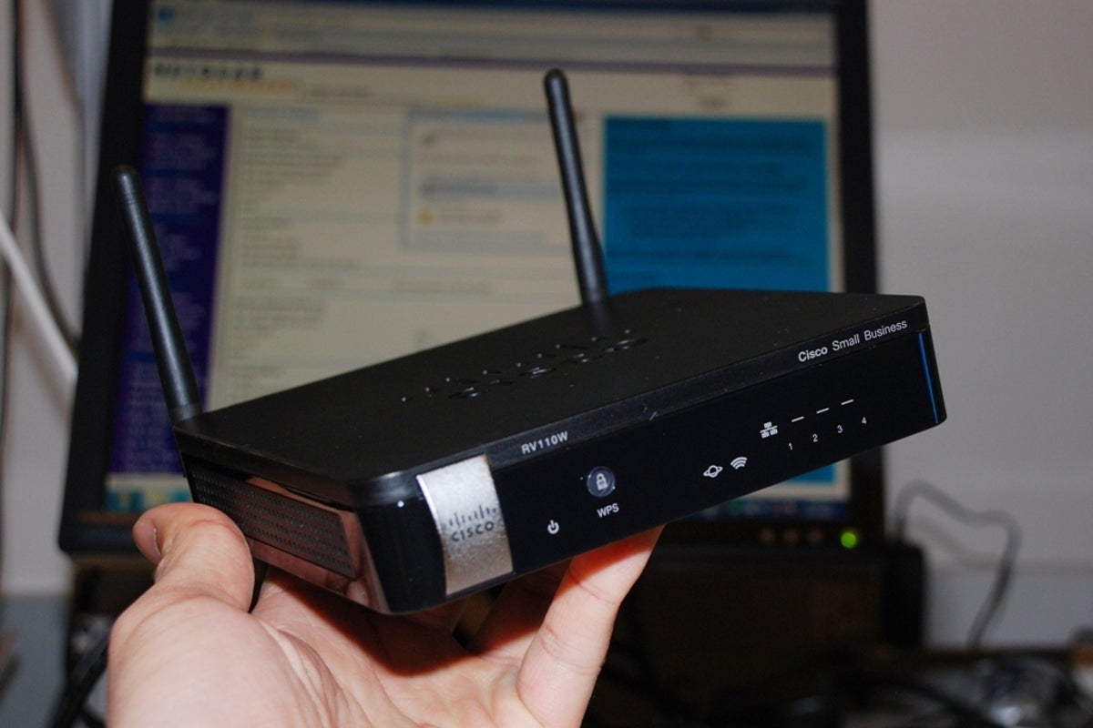 The Cisco RV110W Wireless-N VPN Firewall router for small businesses
