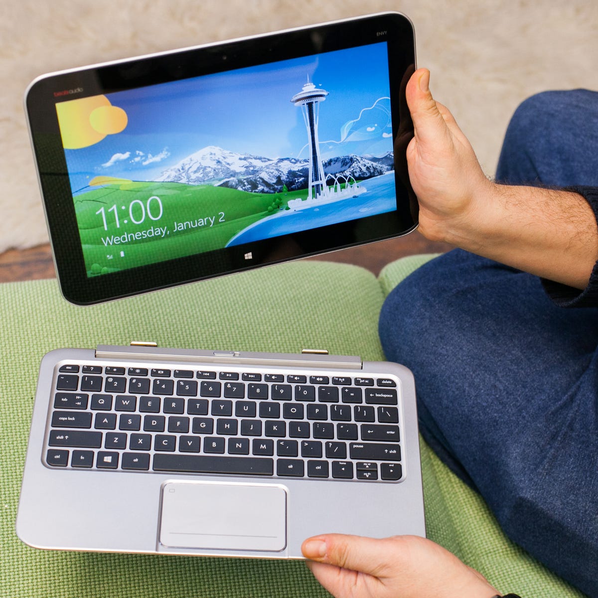 HP Envy x2 review: Half-tablet, half-laptop, all Atom - CNET