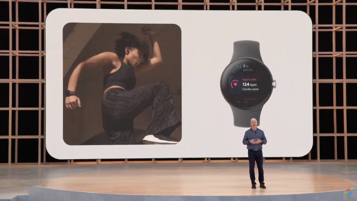 Rick Osterloh discussing health features for the Pixel Watch