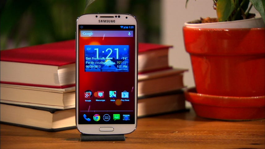 Google's Samsung Galaxy S4 in all its minimalistic goodness