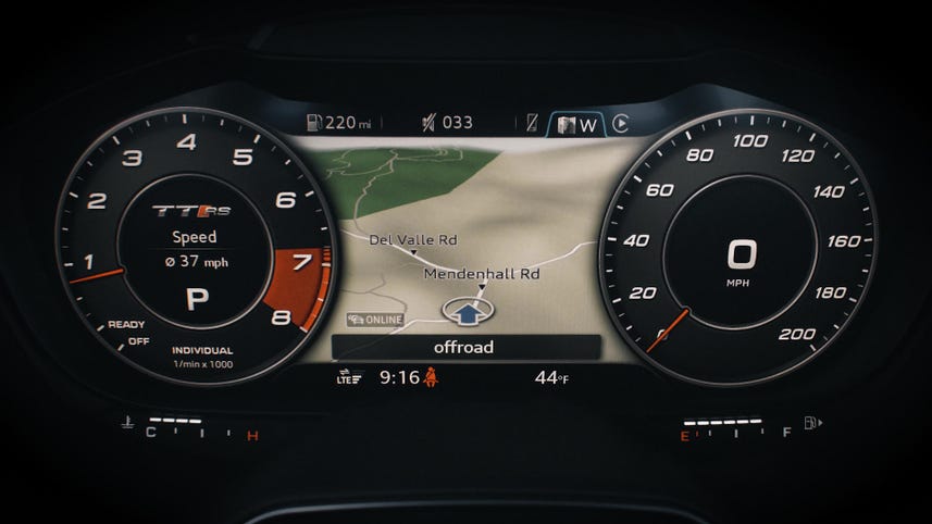 Audi's Virtual Cockpit makes the TT RS shine even brighter