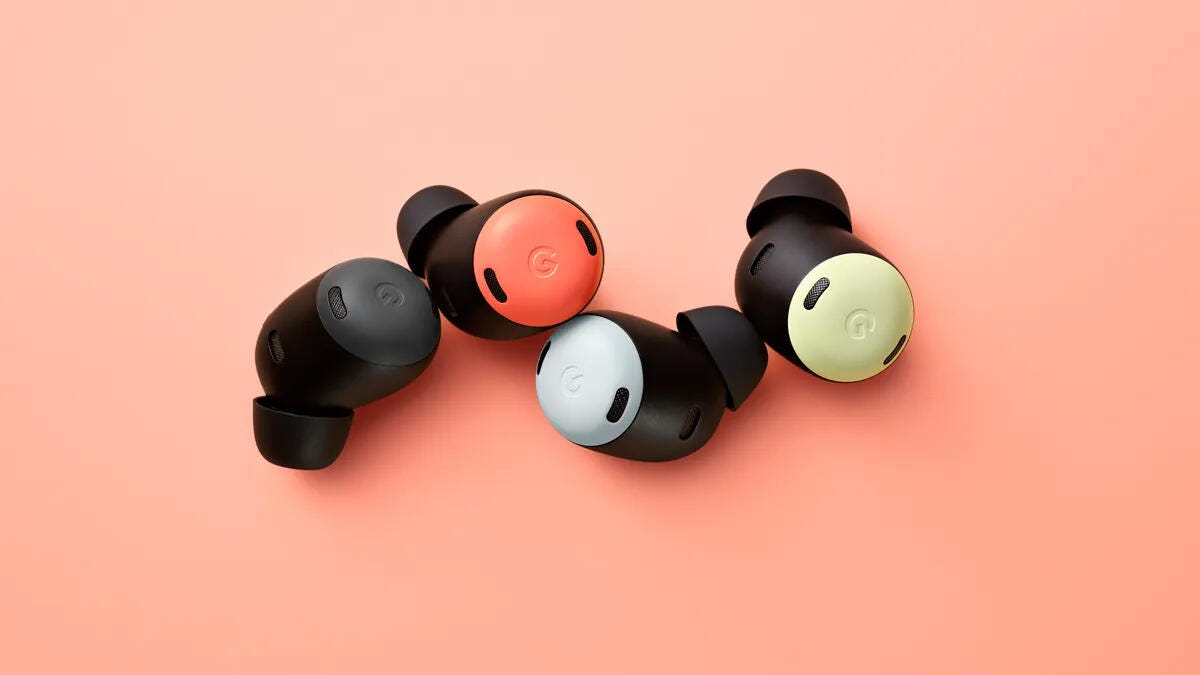 The Pixel Buds Pro are available in four color options