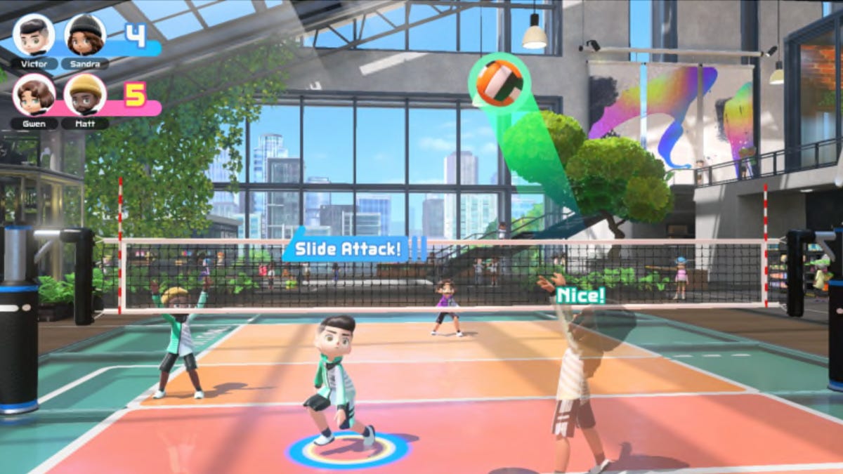 Nintendo Switch Sports volleyball