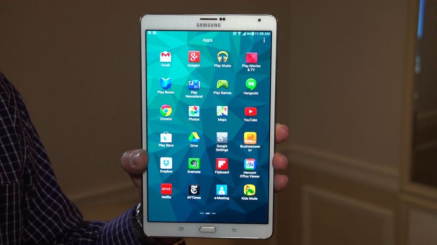 Samsung Galaxy Tab S: Premium Android tablet line has Apple's iPads in its sights
