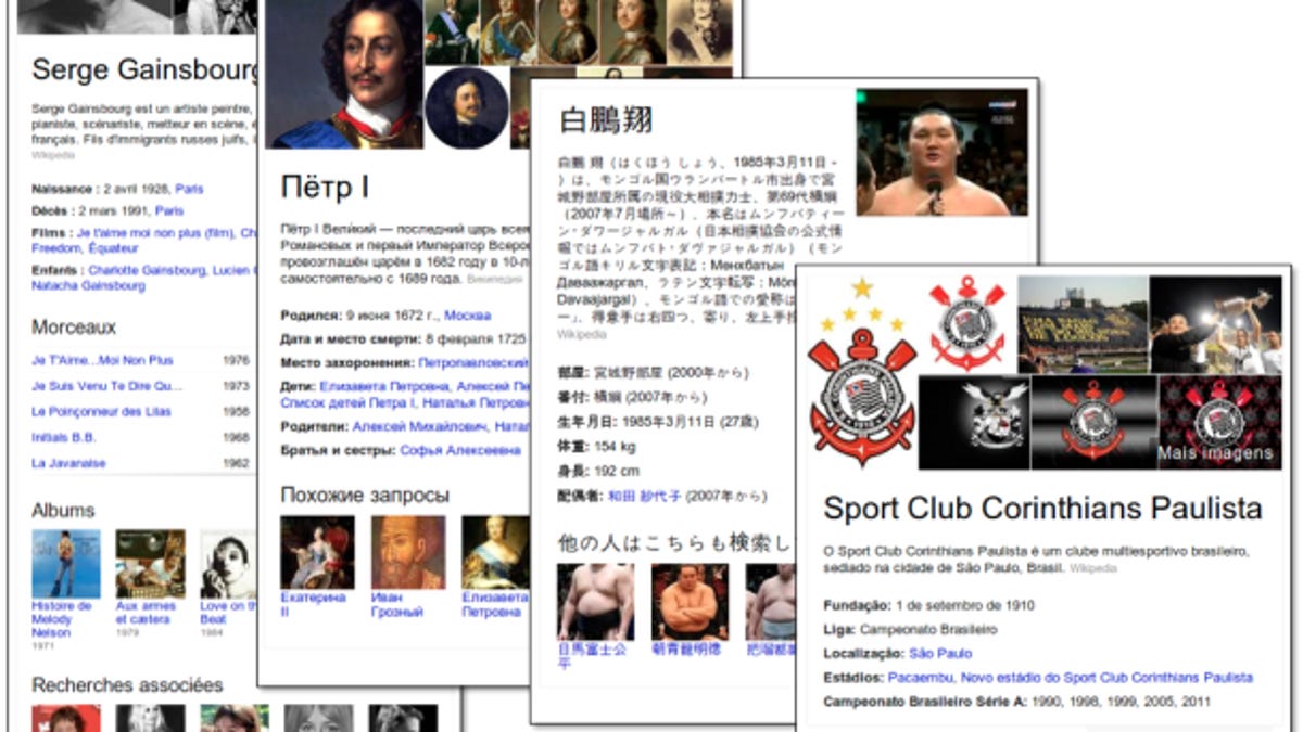 The Knowledge Graph became available in seven new languages this month.