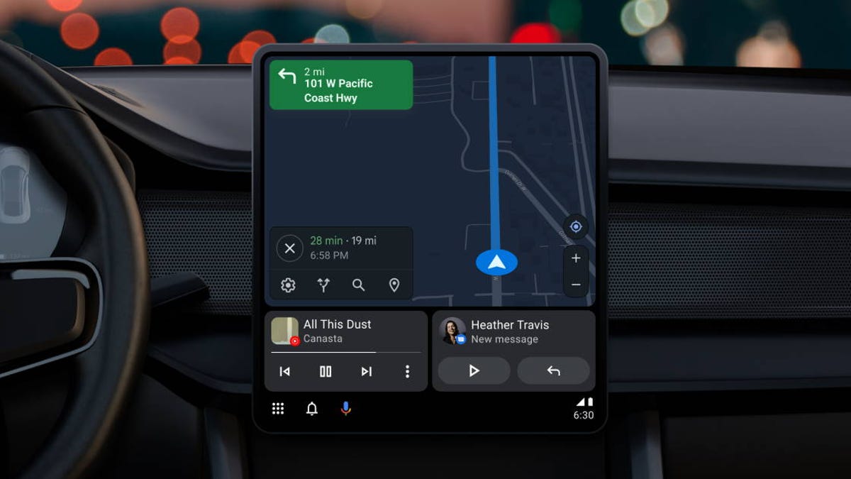 Android Auto updated with new look, better split-screen functionality -  Autoblog