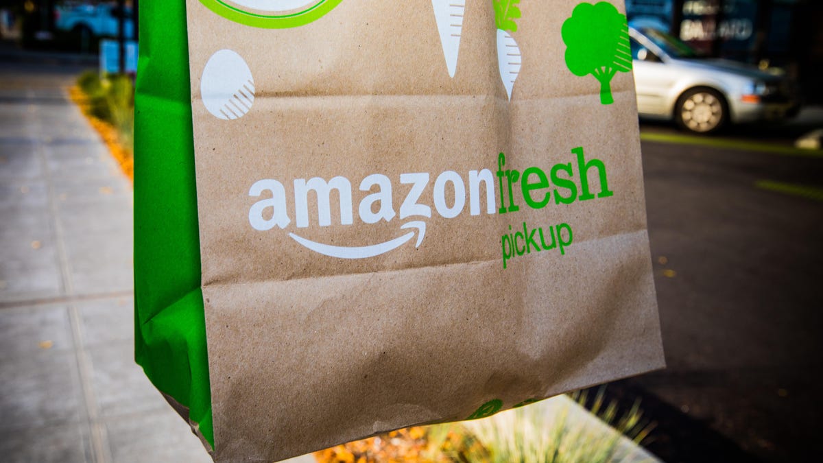 Amazon Fresh paper bag