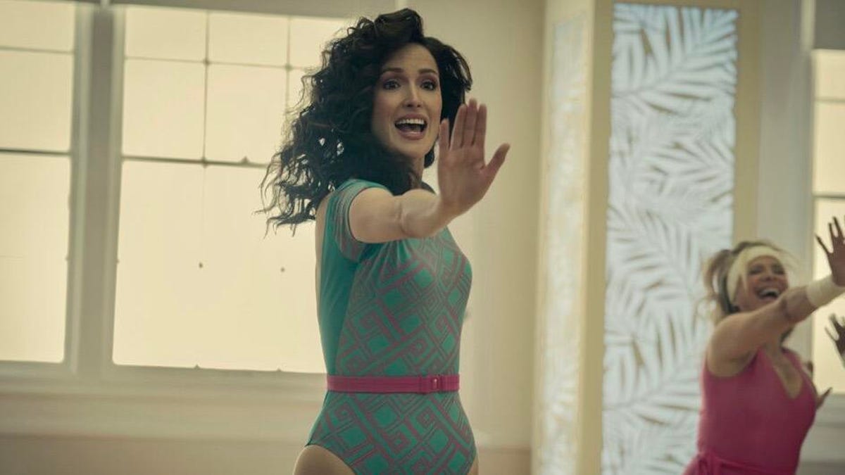 Rose Byrne's character discovers aerobics in Physical.