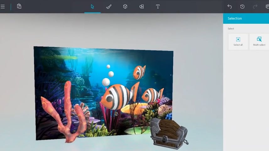 Microsoft Paint just got a new coat of cool with 3D tools