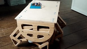 Watch a Wild 'Walking Table' Take Its First Bold Steps