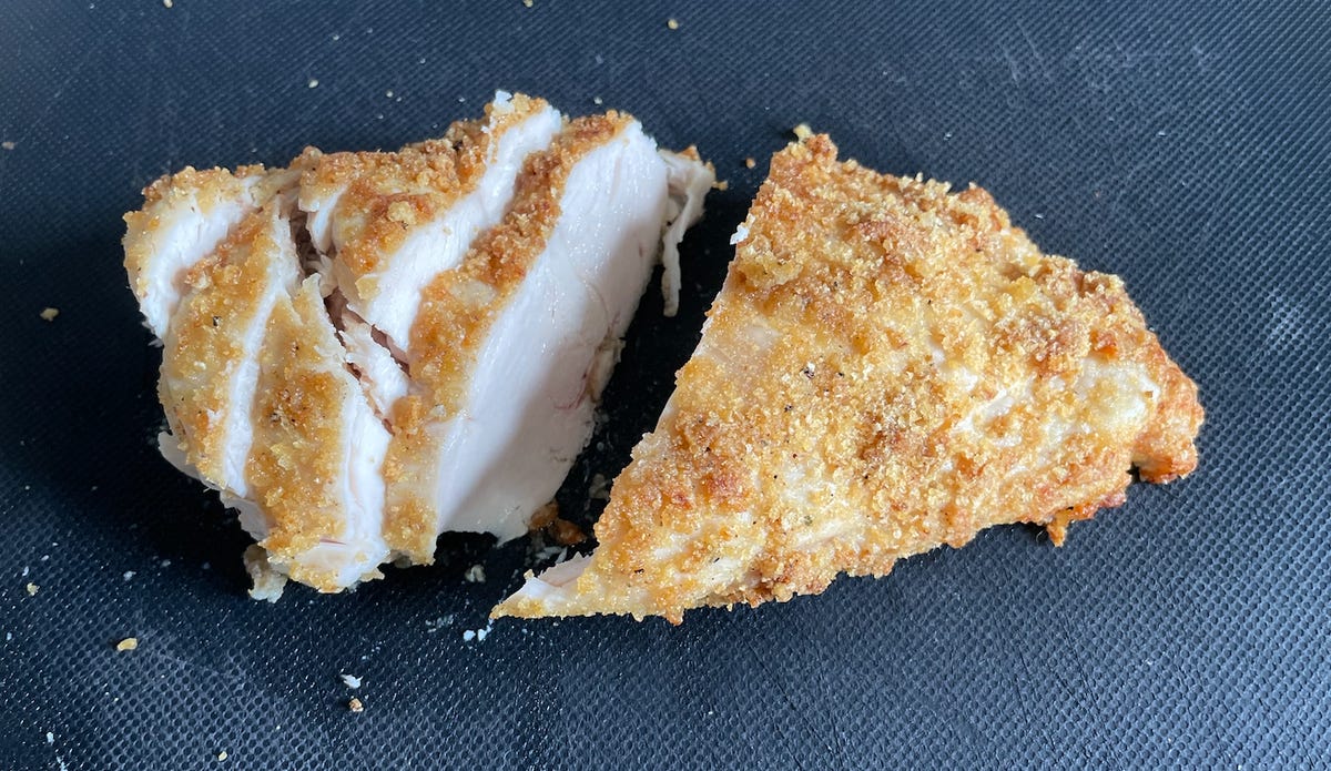 Chicken cutlet cooked in Instant Pot