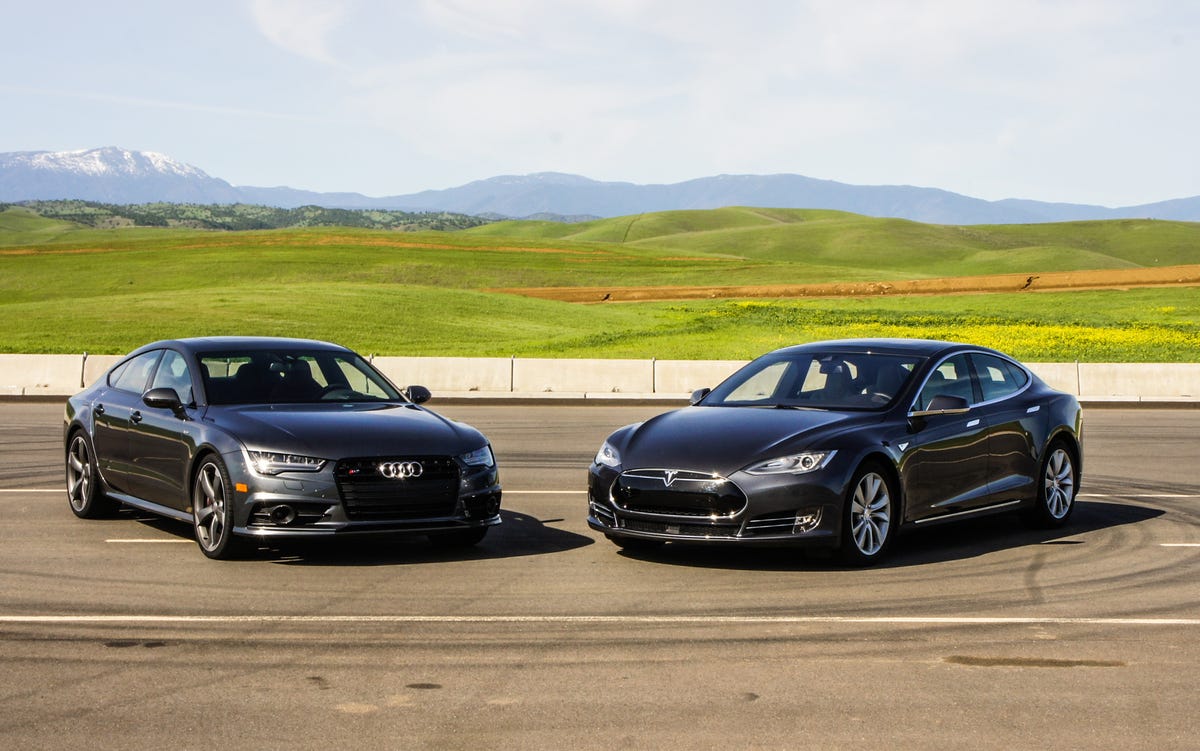 Audi S7 vs Tesla Model S