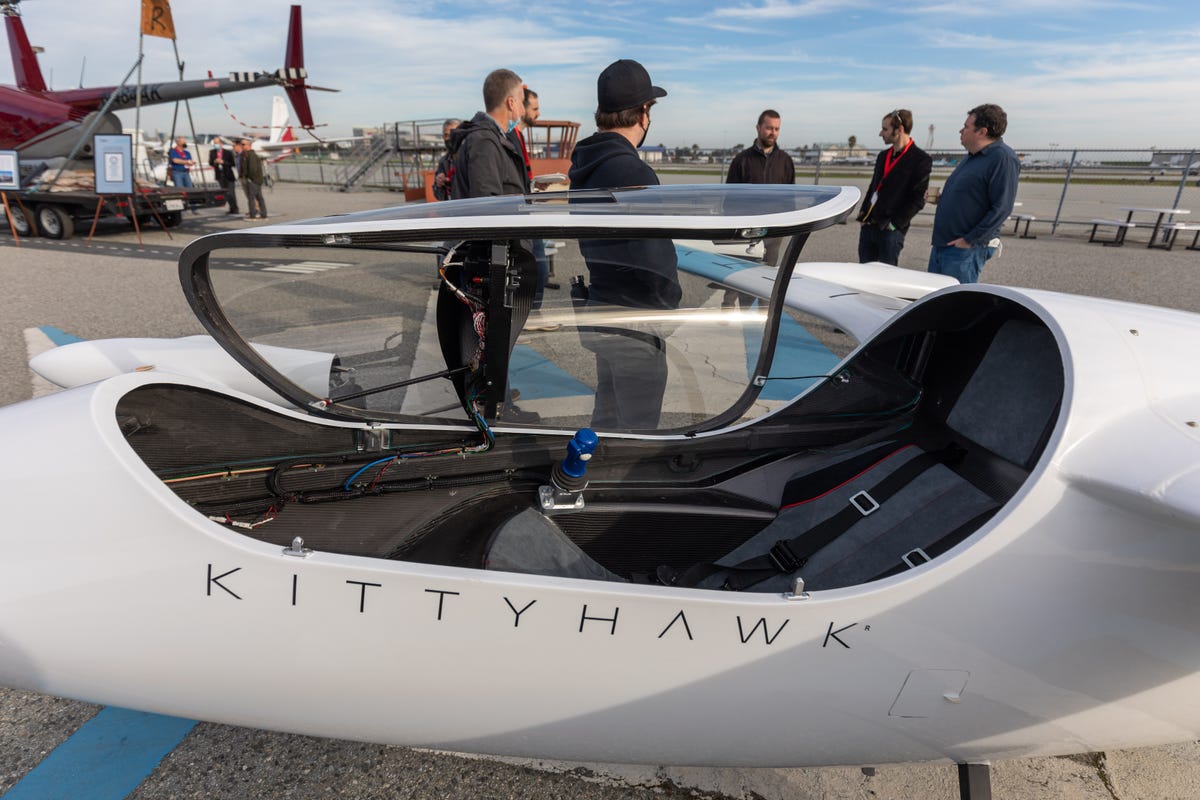 Kittyhawk Heaviside 2 EVTOL cockpit