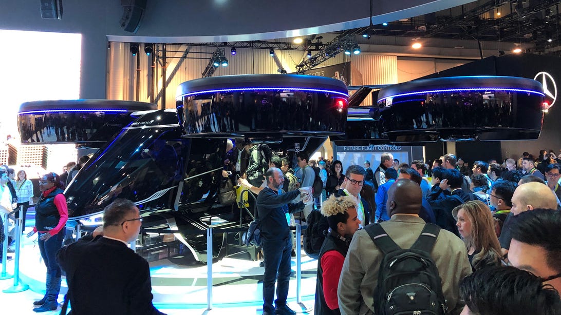 CES 2019 opens to a flying car, a boxing robot and a Google Assistant ride