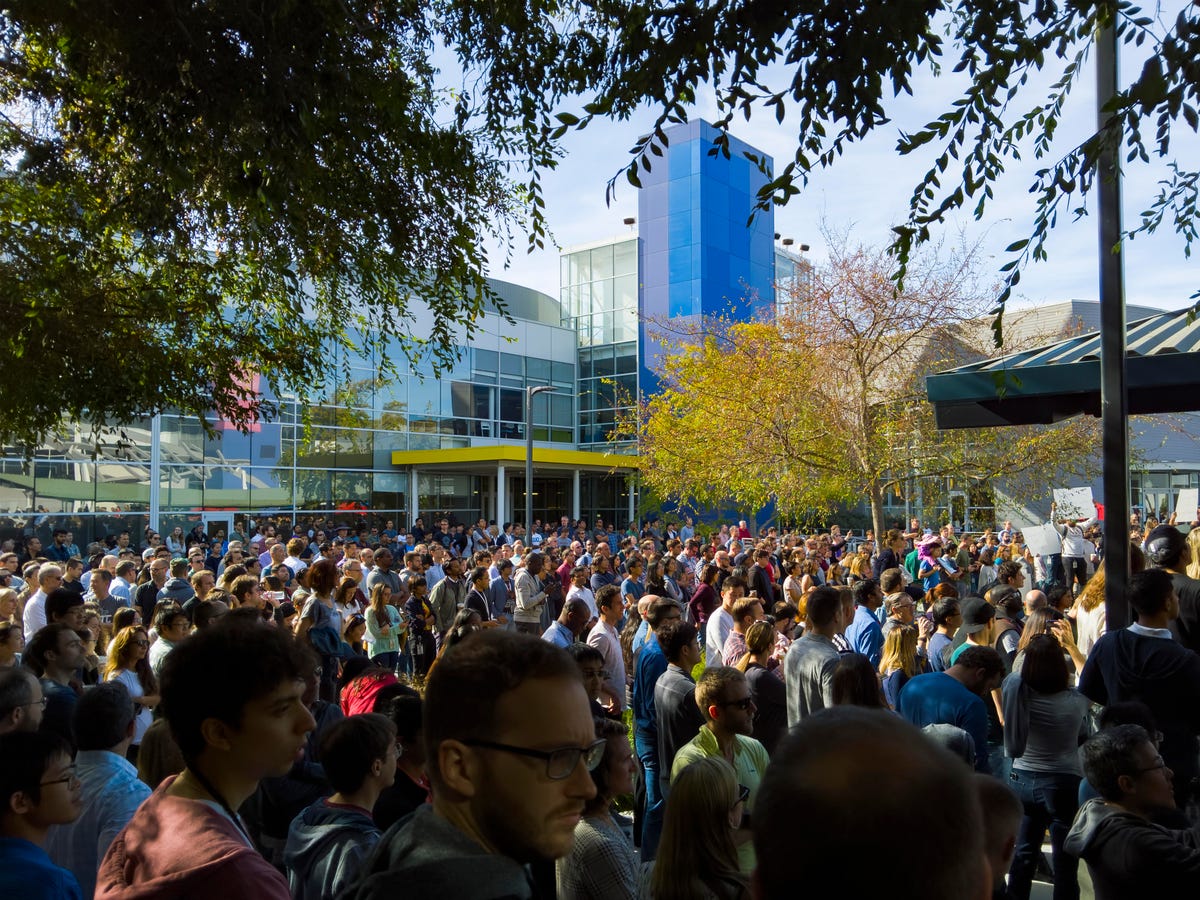Google Walkout Me Too Protest