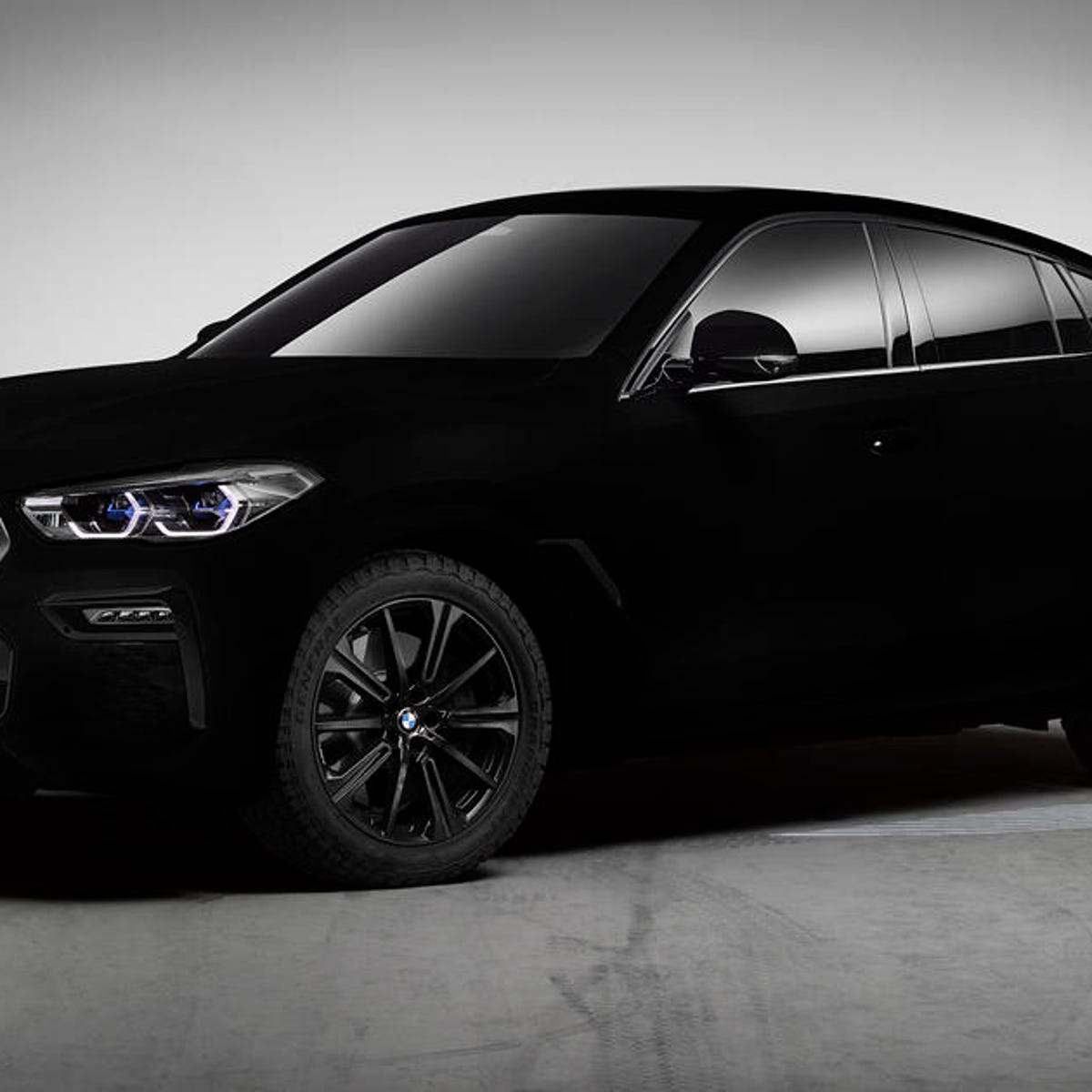 BMW painted a car with Vantablack, the world's blackest black