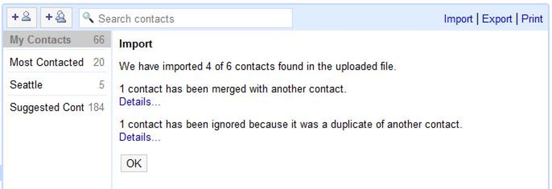 Gmail's import-contact-confirmation dialog