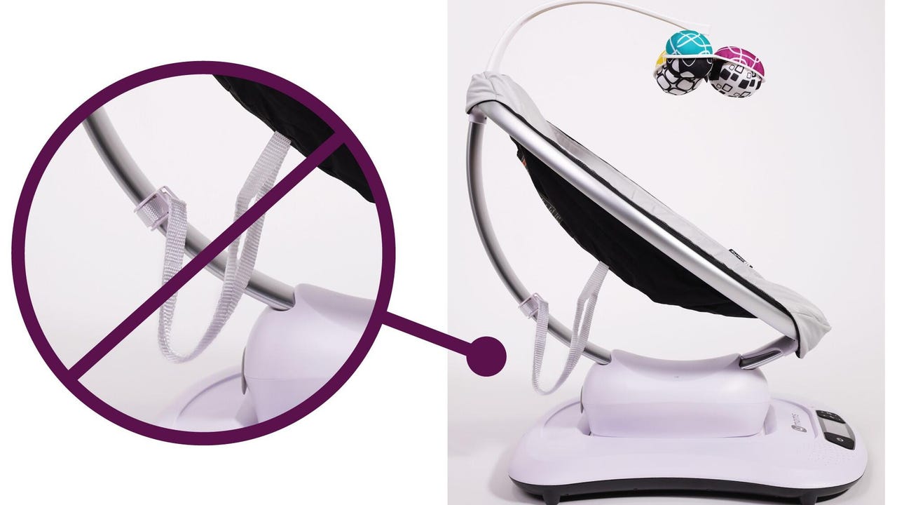 A MamaRoo swing that's being recalled