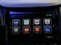 GM demonstrated the new App Shop, an app platform to be launched in Chevrolet vehicles equipped with the MyLink infortainment system. Just like a smartphone, a Chevy owner will be able to browse a number of apps, and choose which to install.