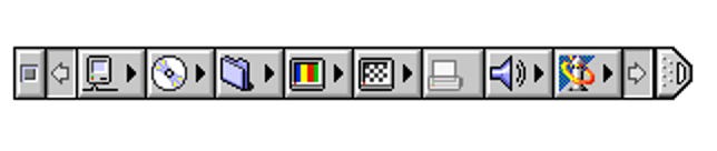 Classic Mac OS Control Strip