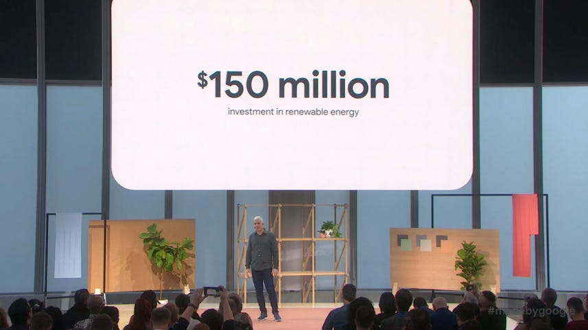 Google investing $150 million in renewable energy efforts