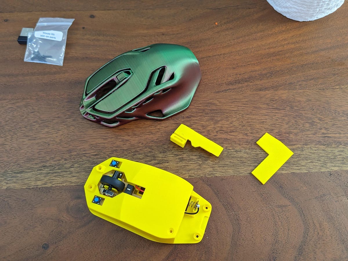 A 3D printed wireless mouse