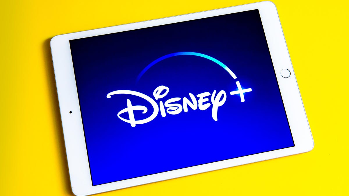 Disney Plus logo on an iPad