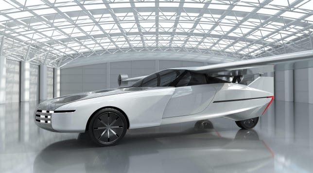 NFT's Aska flying car is designed to drive on the road then fly one to three passengers up to 150 miles.