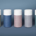 Blueair air purifiers in five colors