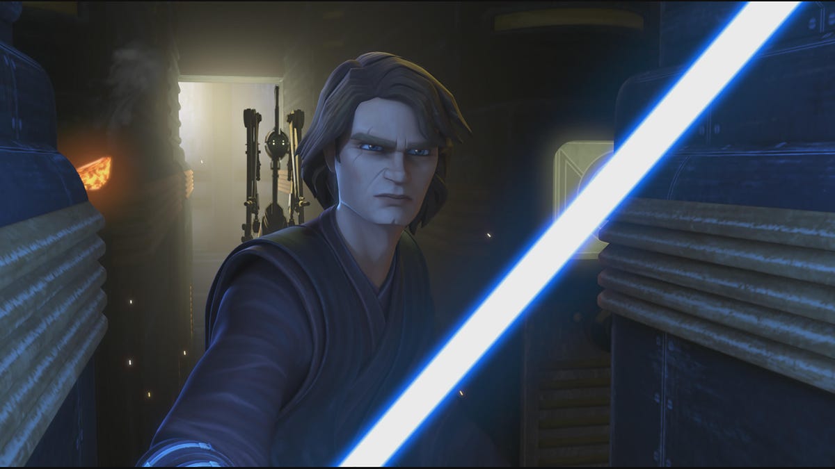 Anakin Skywalker in animation