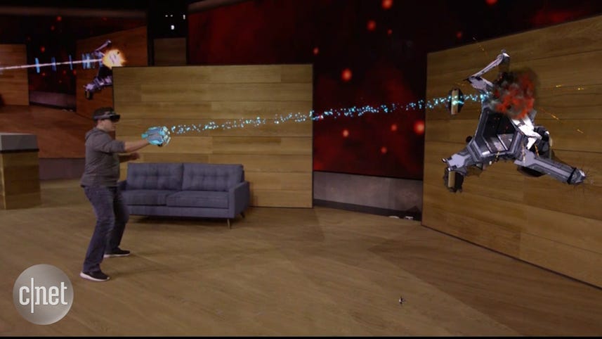 Microsoft demos wearable holograms on HoloLens