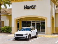 <p>The Polestar 2 might end up being the coolest car that Hertz offers.</p>