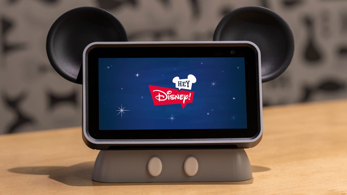 Hey Disney logo on a tablet