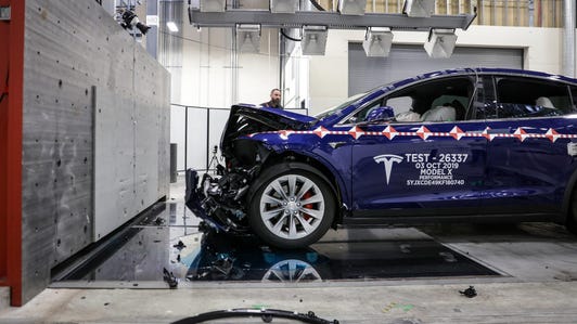 Tesla Crash Test Lab