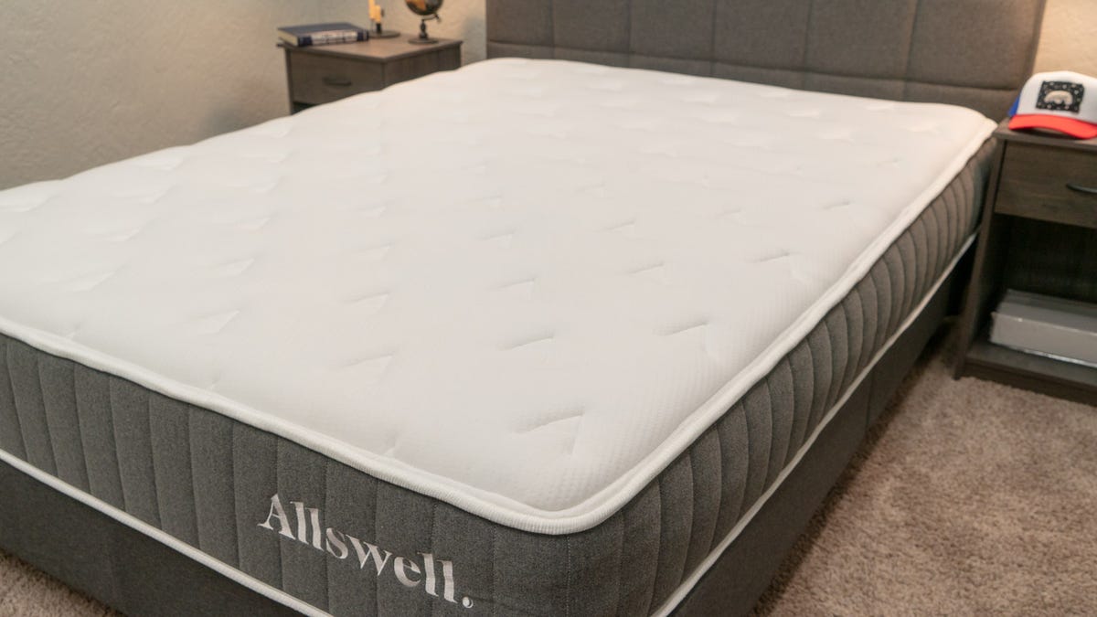Photo of the Allswell Hybrid mattress from Walmart
