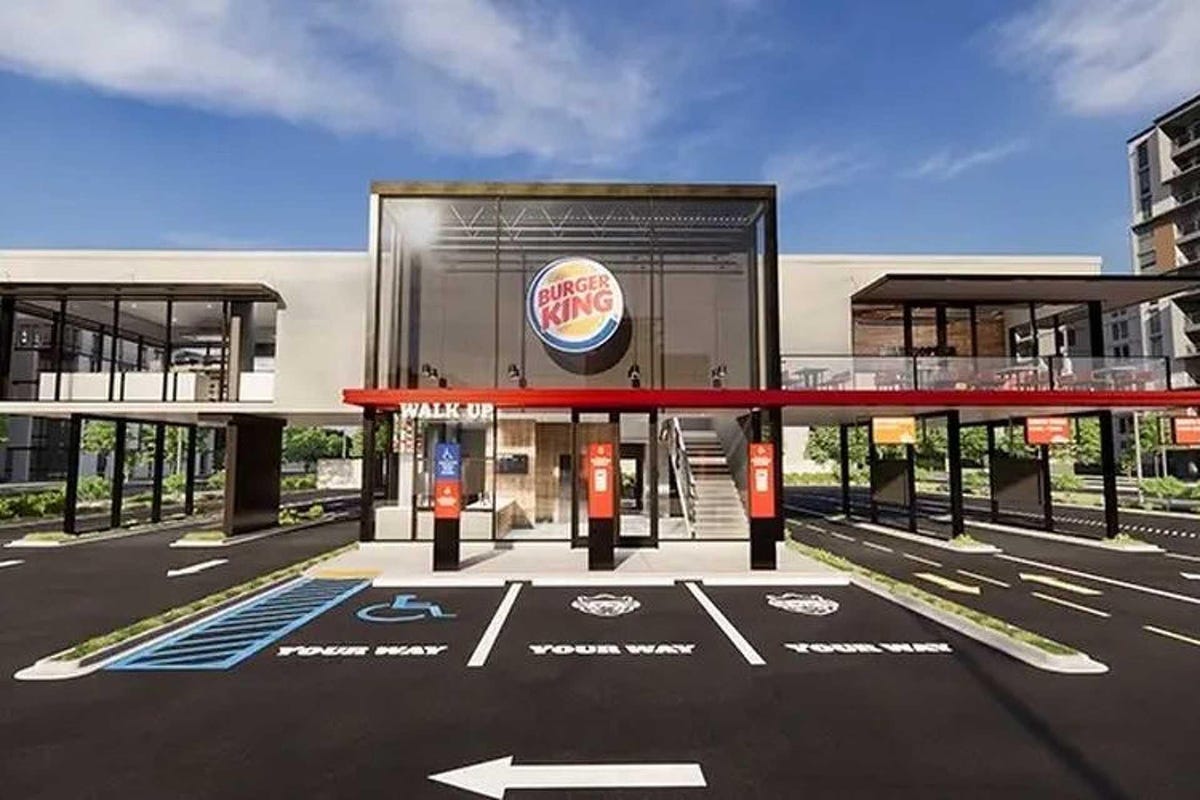 New Burger King restaurant design