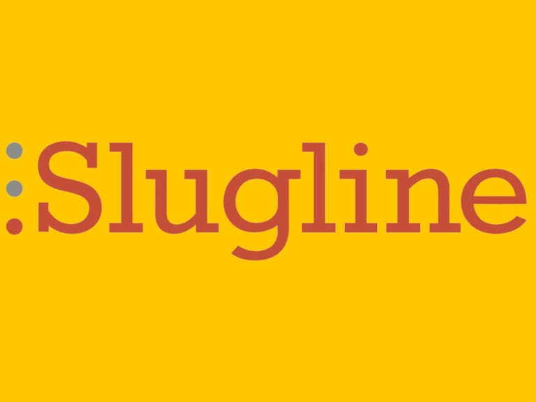 Slugline 2 logo on a yellow background