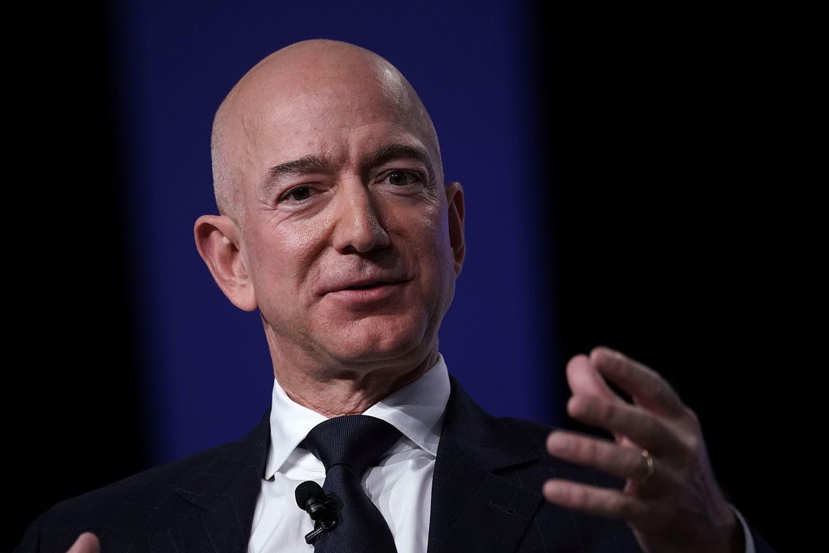 Amazon CEO And Blue Origin Founder Jeff Bezos  Speaks At Air Force Association Air, Space And Cyber Conference