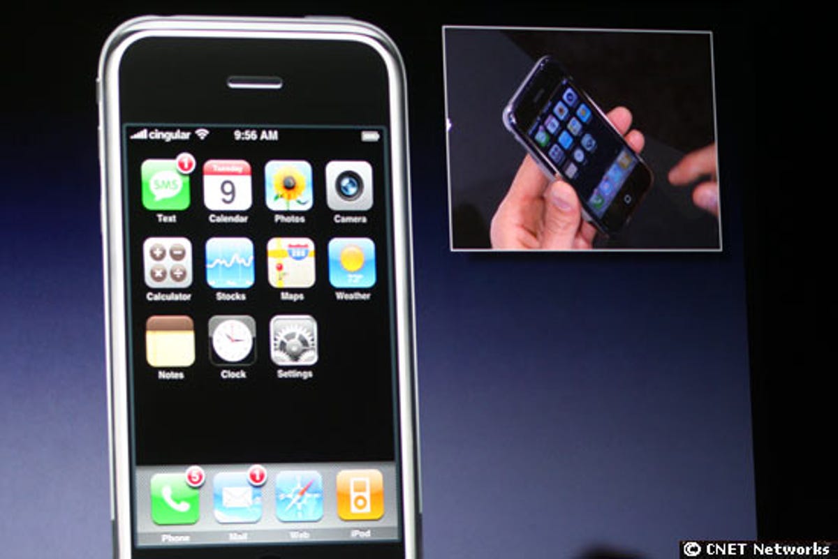 Apple debuts the original iPhone in 2007.