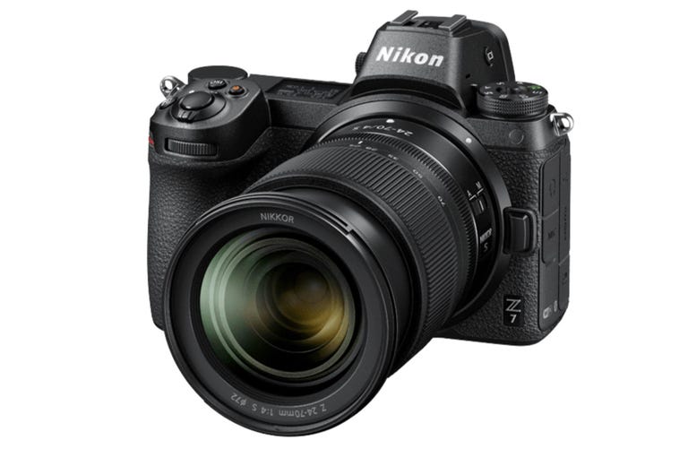 Nikon's $3,400 Z7 looks similar to traditional DSLR cameras but dumps the internal mirror in a move to a more purely digital design.